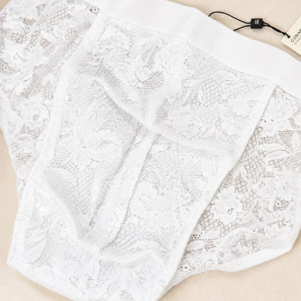 COSABELLA Never‎ Say Never Lace Sports Brief White Men's - Size XL / NWT